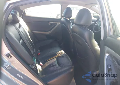 2013 Hyundai Elantra Limited from USA, damaged, VIN KMHDH4AE3DU691000